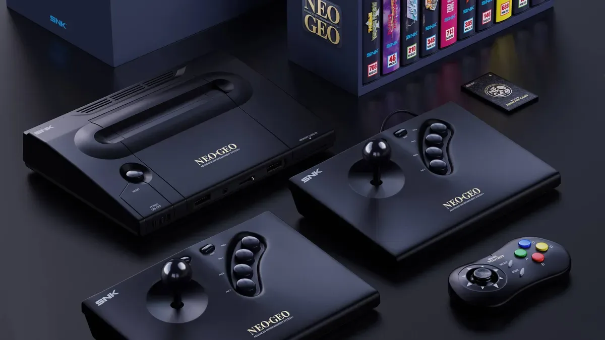 The complete launch lineup for the NEO GEO AES+, 10 classic titles